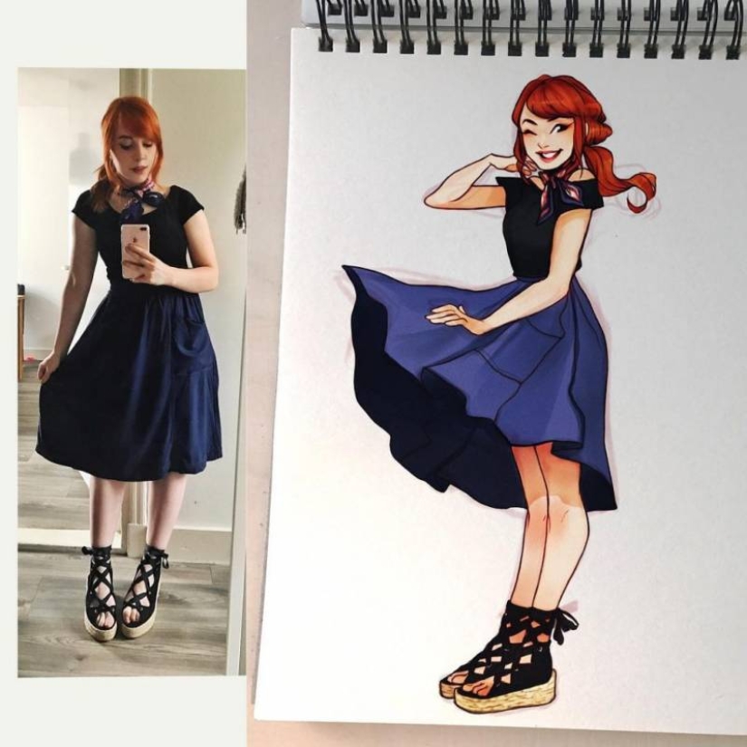 Cartoon transformation: a Dutch artist turns people into cartoon characters