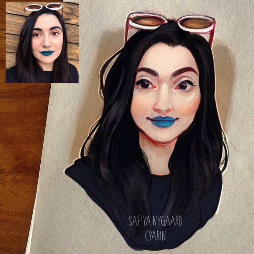 Cartoon transformation: a Dutch artist turns people into cartoon characters