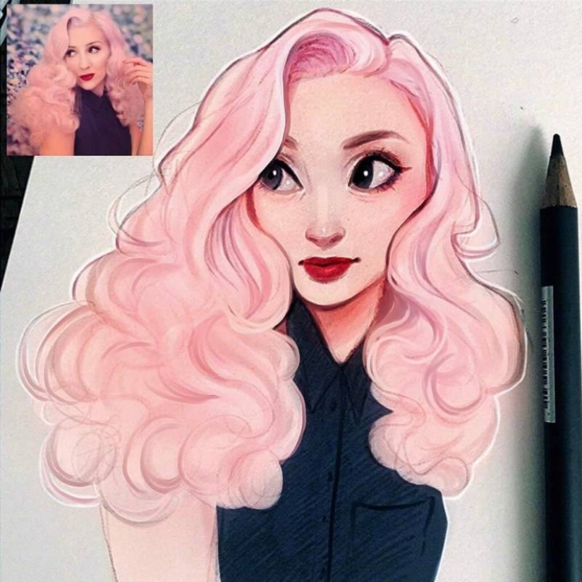 Cartoon transformation: a Dutch artist turns people into cartoon characters