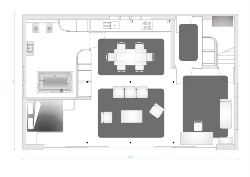 Casa futurista en el agua
