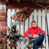 Casa mágica en Sergievo: dacha sobre ruedas y museo steampunk