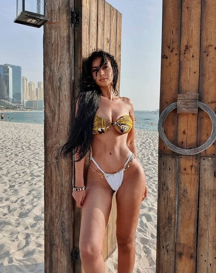 Castigo misterioso sí, Costa es una belleza exótica de Dubai