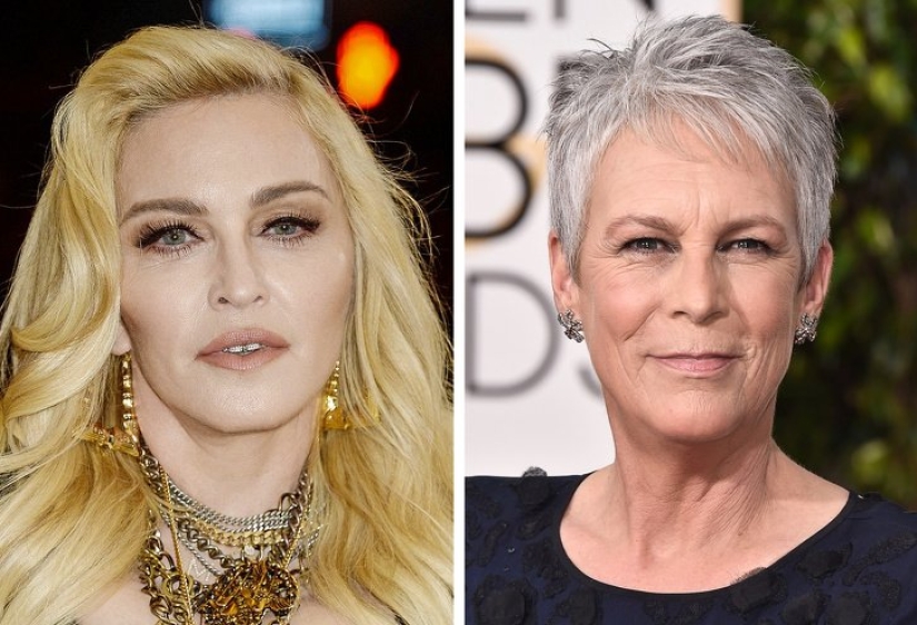 Celebrities of the same age: who looks better?