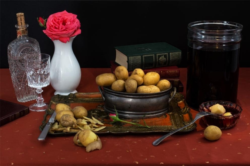 Celebrity diets in a fun photo project