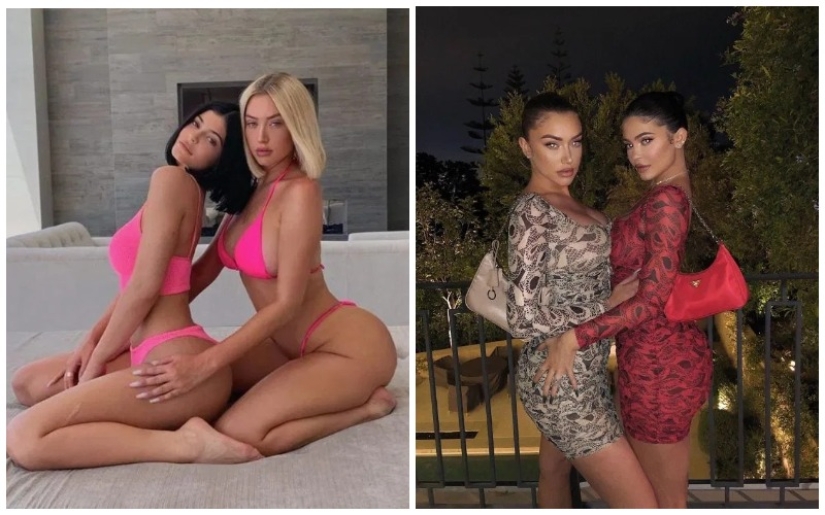 Chanterelle sisters: Kylie Jenner and Stacey love to take hot photos in the same clothes