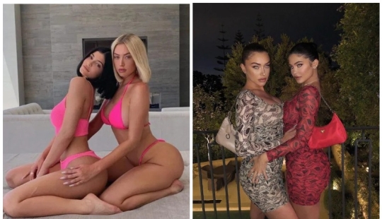 Chanterelle sisters: Kylie Jenner and Stacey love to take hot photos in the same clothes