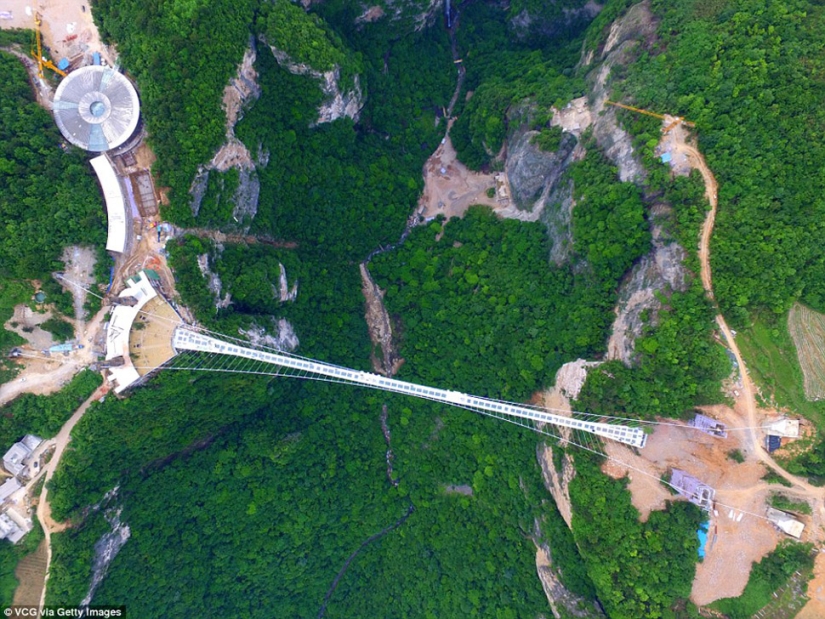 China ha abierto un nuevo puente de cristal sobre el abismo, que no todos se atreverán a cruzar