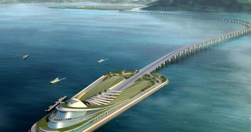 China has built the world's longest sea bridge China has built the world's longest sea bridge