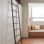 Cómo aprovechar al máximo un mínimo de espacio: un apartamento totalmente funcional en Taiwán con una superficie de solo 22 metros cuadrados