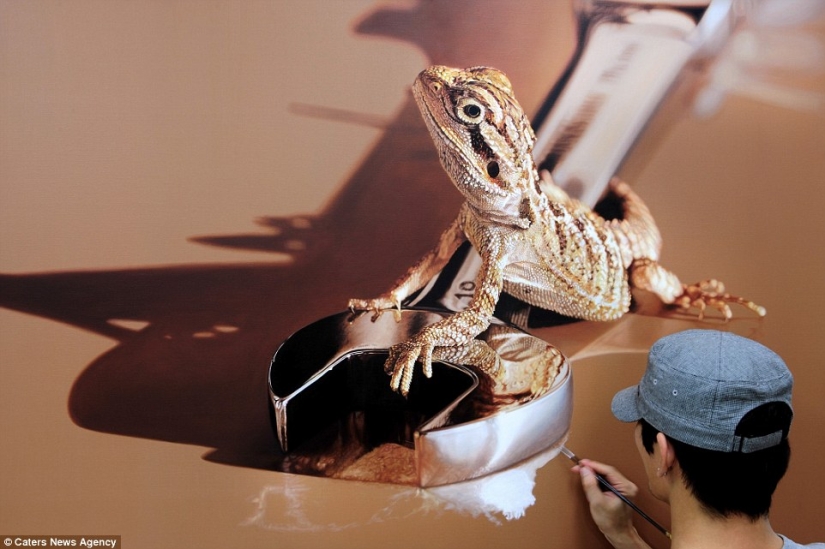 Cómo dibujar una foto: Increíbles pinturas hiperrealistas de un artista surcoreano Cómo dibujar una foto: Increíbles pinturas hiperrealistas de un artista surcoreano