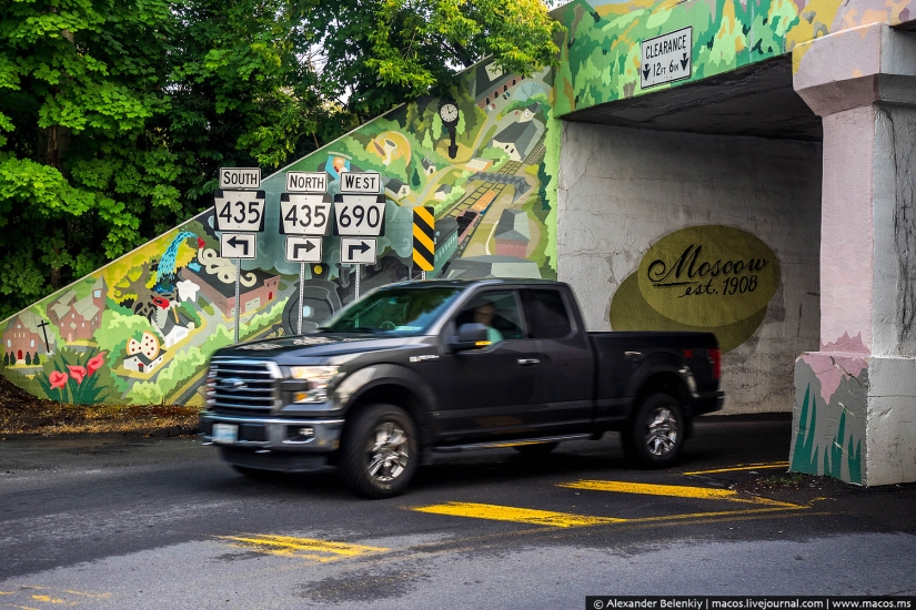 Cómo es el Moscú americano