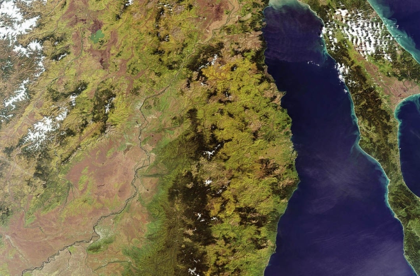 ¿Cómo es Rusia desde el espacio?