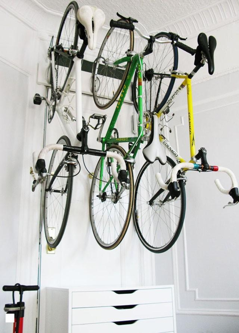Cómo guardar una bicicleta en casa Cómo guardar una bicicleta en casa