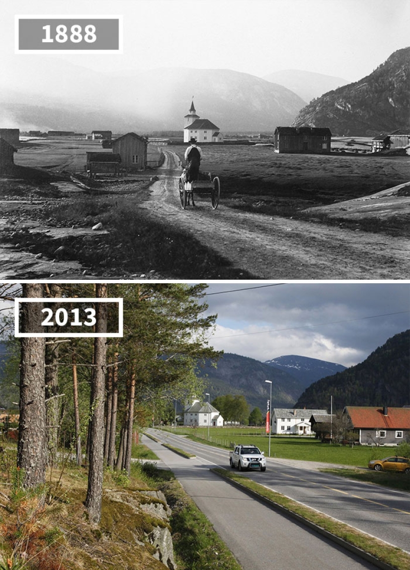 Cómo ha cambiado el mundo en 100 años: fotos de antes y después