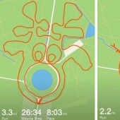 Cómo hacer dibujos para Navidad mientras corres con un rastreador GPS