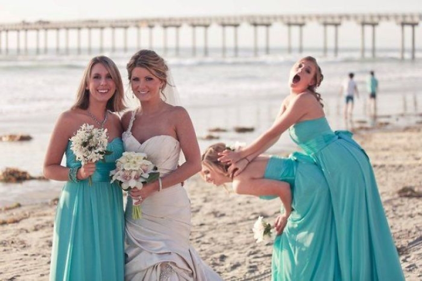 Cómo los niños, los animales y los invitados echan a perder las fotos de la boda