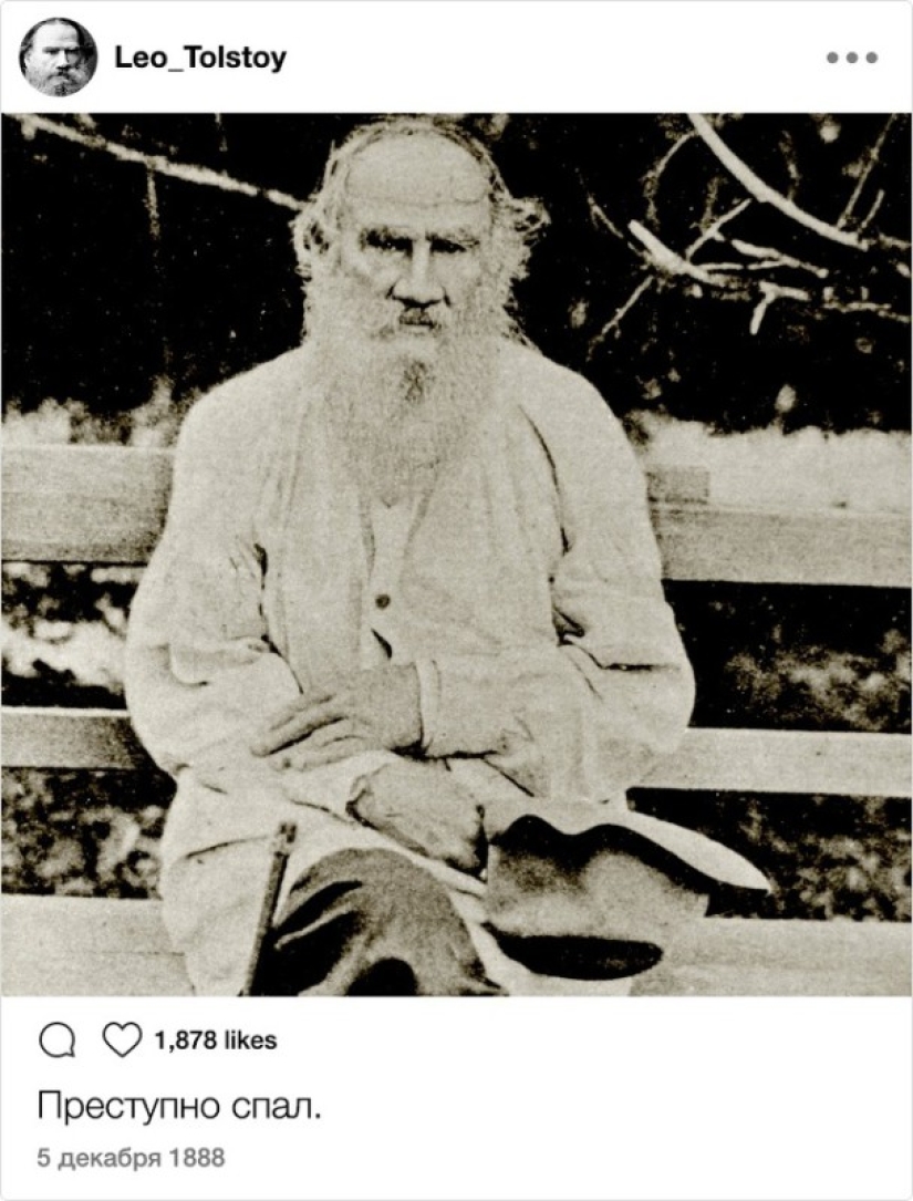 ¿Cómo se ve en los relatos de Tolstoi, Chejov y otros escritores, si tuvieran Instagram