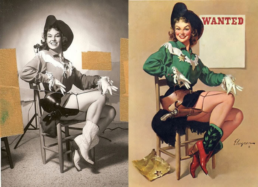 Cómo se veían realmente las chicas que posaron para los carteles pin-up más famosos Cómo se veían realmente las chicas que posaron para los carteles pin-up más famosos
