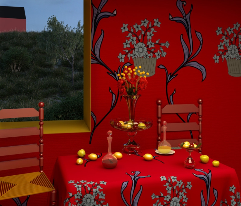 Cómo se verían en realidad los lugares de los famosos lienzos