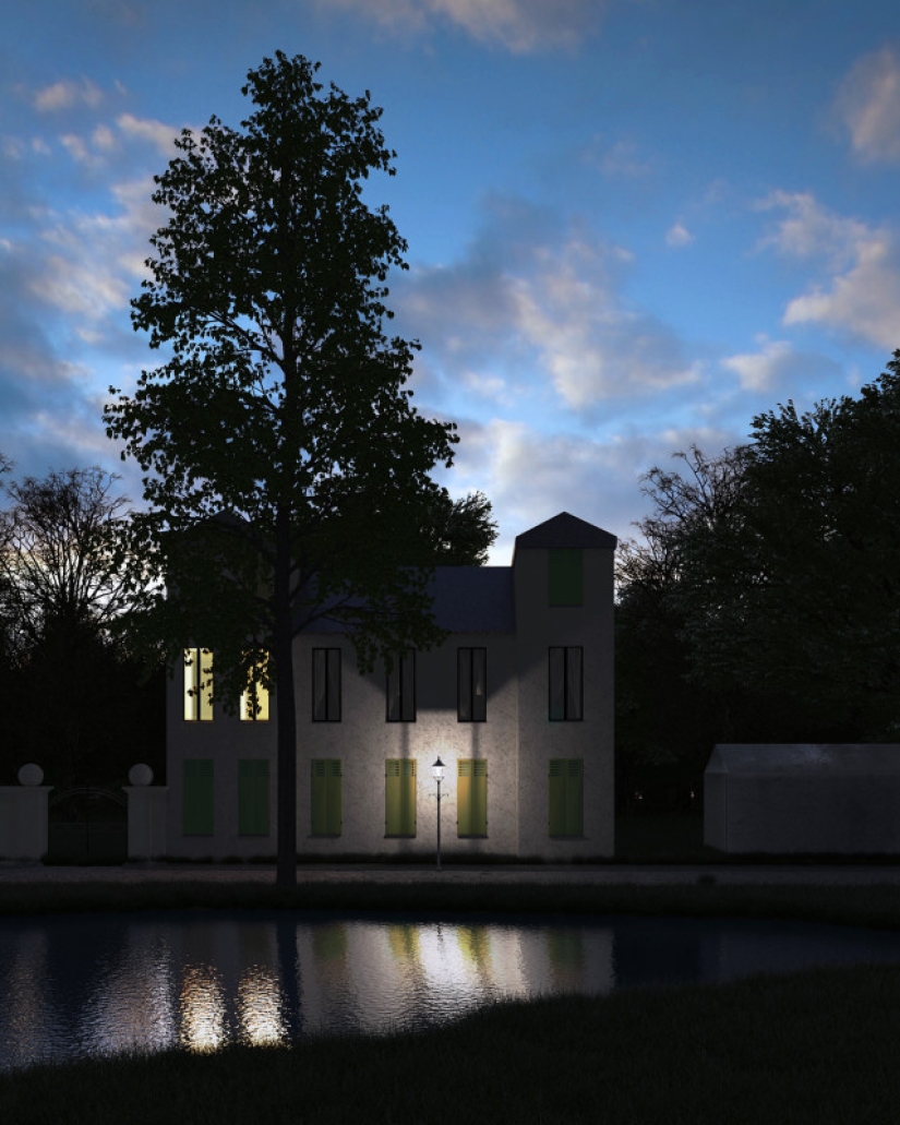 Cómo se verían en realidad los lugares de los famosos lienzos