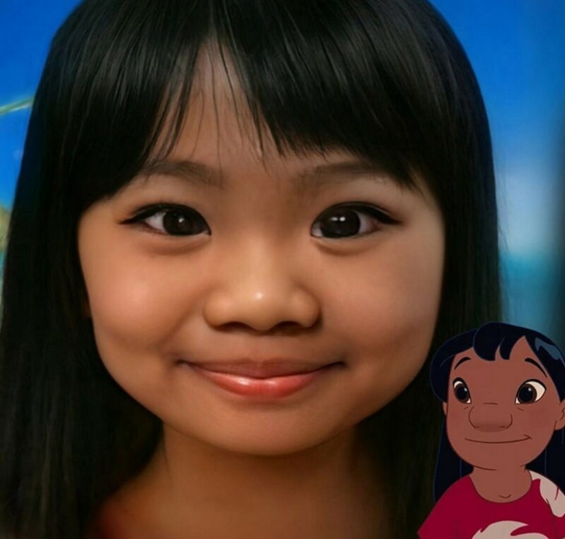 ¿Cómo se verían Homero Simpson, Lilo y otros toons en la vida real?