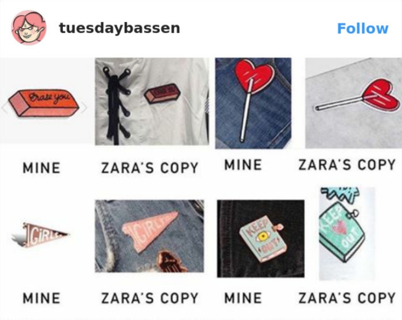 Cómo Zara, Disney y Ford roban obras de artistas desconocidos