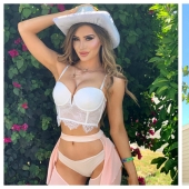 Coachella's Hot Hit: Cowboy pants with a slit for the butt