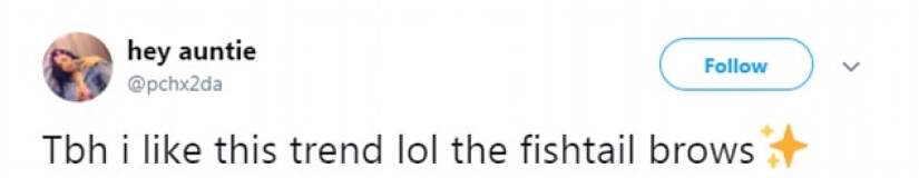 Cola de pez en lugar de cejas: una tendencia nueva y demasiado sofisticada en Instagram