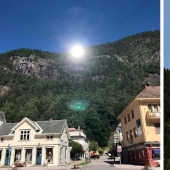 Como residentes de noruega ciudad volvió el sol