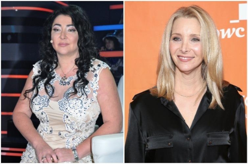 Comparison of foreign and Russian celebrities of the same age Comparison of foreign and Russian celebrities of the same age