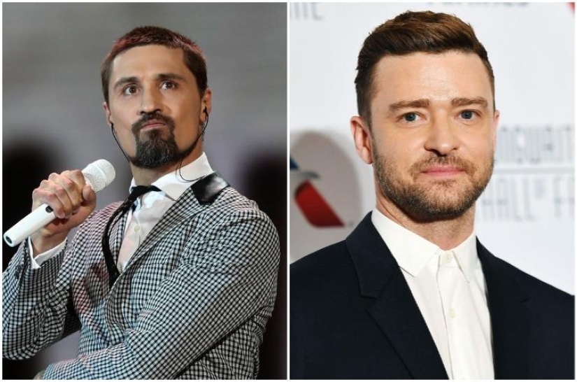 Comparison of foreign and Russian celebrities of the same age Comparison of foreign and Russian celebrities of the same age