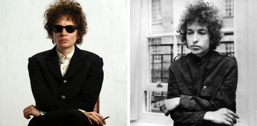 Copy and original: movie images of historical figures and their real prototypes