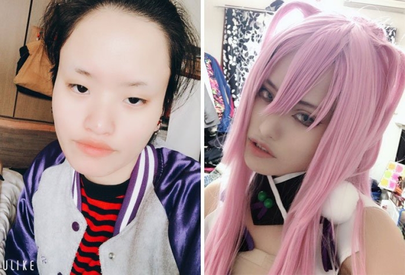 "Cosplay on / off": los japoneses muestran sus fotos antes y después de ingresar a la imagen