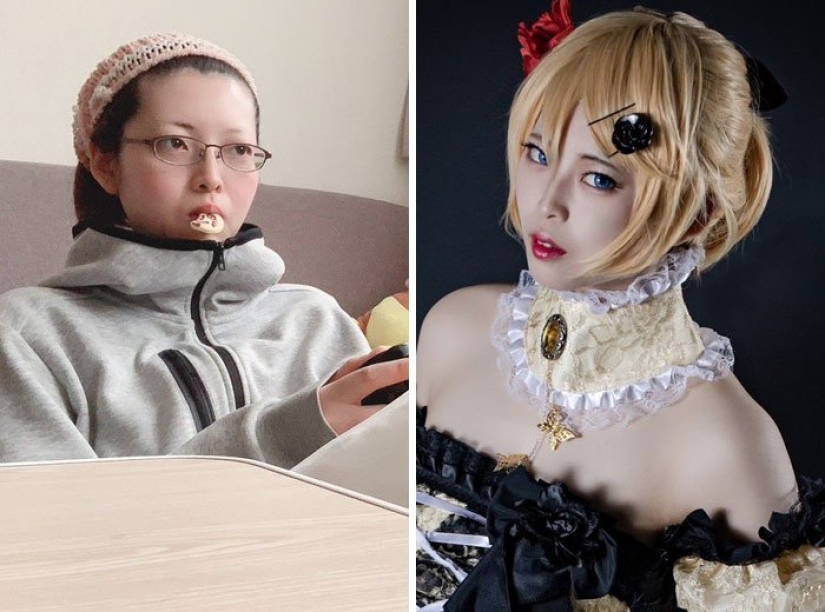"Cosplay on / off": los japoneses muestran sus fotos antes y después de ingresar a la imagen