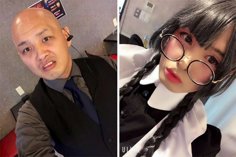"Cosplay on/off": Japanese show their photos before and after entering the image