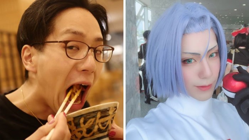 "Cosplay on/off": Japanese show their photos before and after entering the image