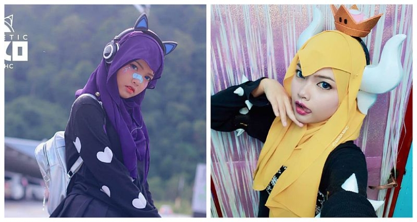 Cosplay sin quitarse el hiyab: Miisa de Malasia explota las redes sociales