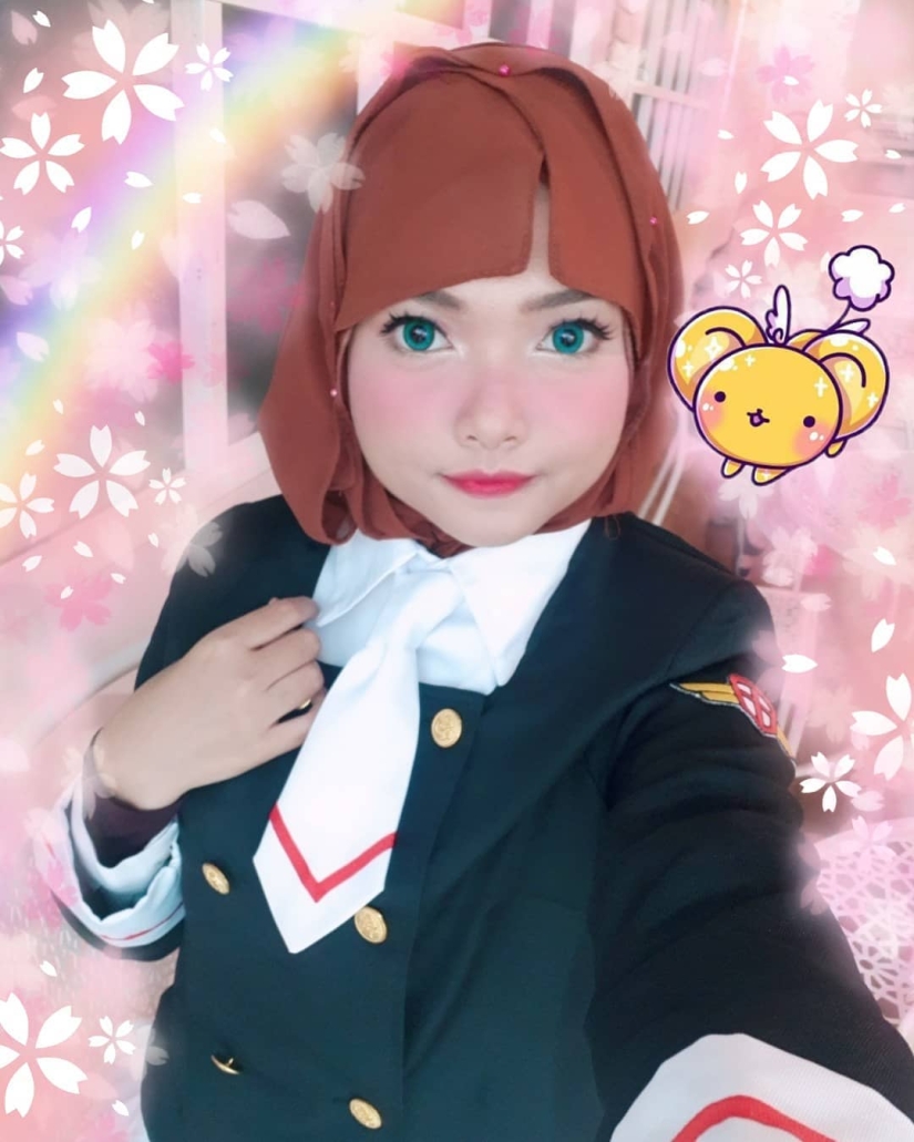 Cosplay sin quitarse el hiyab: Miisa de Malasia explota las redes sociales