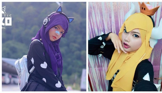 Cosplay without removing the hijab: Miisa from Malaysia blows up social networks
