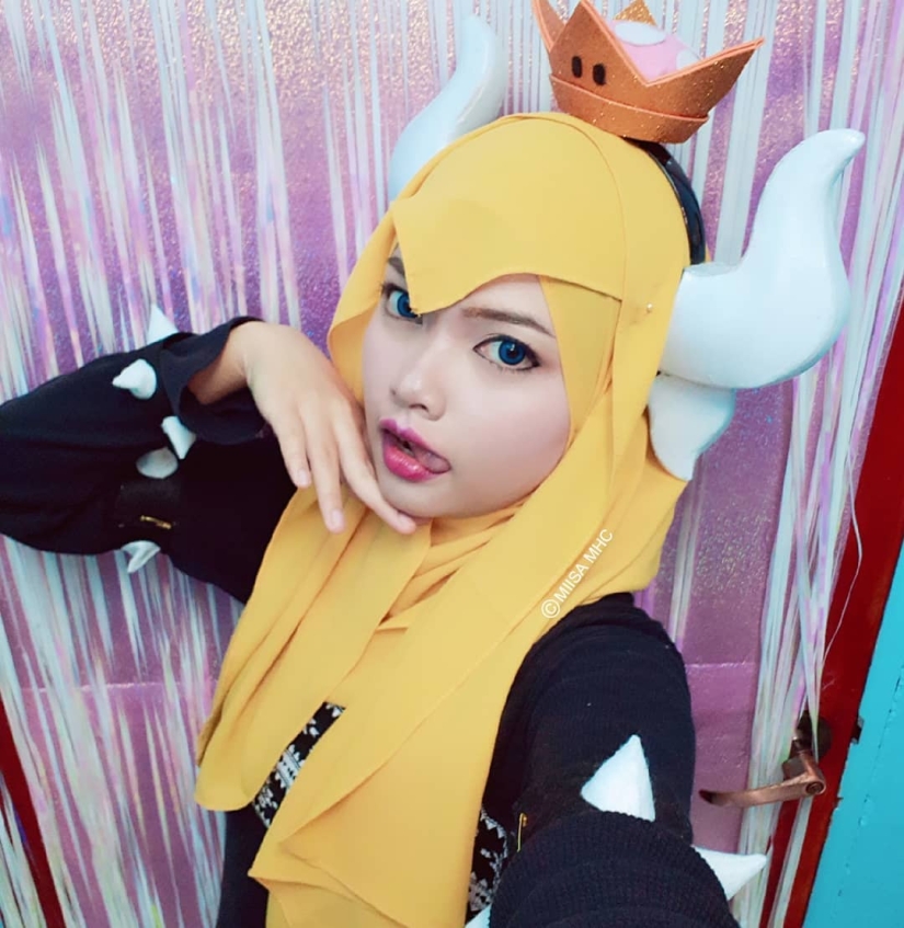 Cosplay without removing the hijab: Miisa from Malaysia blows up social networks Cosplay without removing the hijab: Miisa from Malaysia blows up social networks