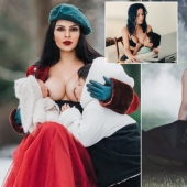 Crazy maternal love: a woman feeds her 4-year-old son with her breast, and the network is indignant