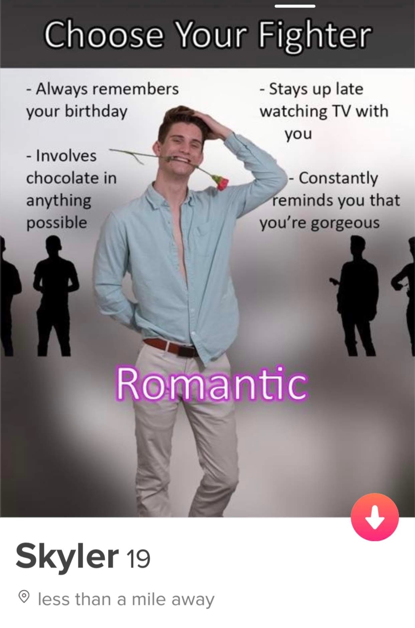 Creyente, romántico, drogadicto: ninguna chica puede resistirse a este chico en Tinder Creyente, romántico, drogadicto: ninguna chica puede resistirse a este chico en Tinder