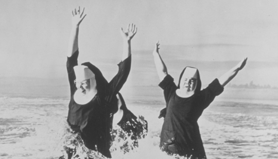 Cross yourself. Pray. Have fun