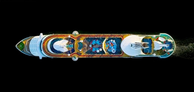 Cruceros — impresionante vista desde arriba