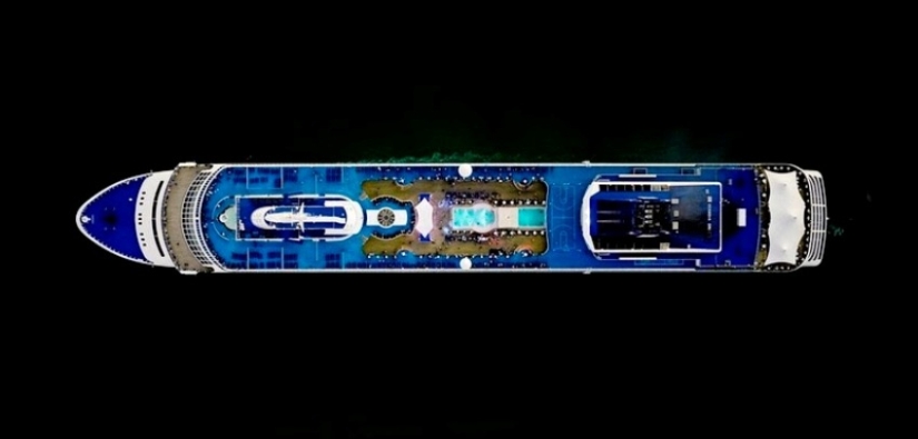 Cruceros — impresionante vista desde arriba