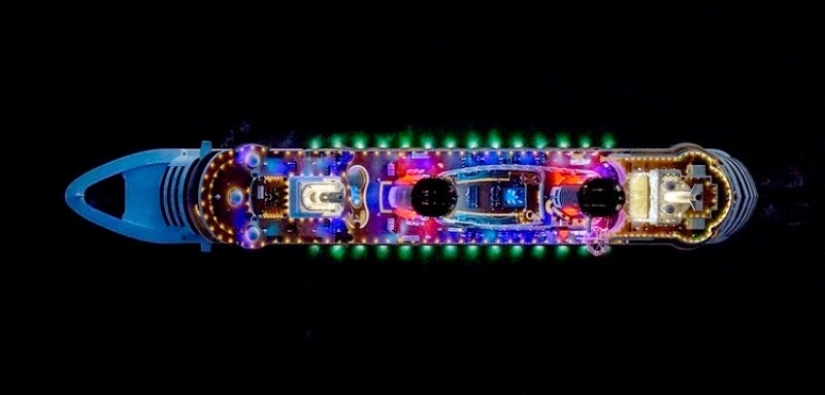 Cruceros — impresionante vista desde arriba