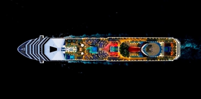 Cruceros — impresionante vista desde arriba