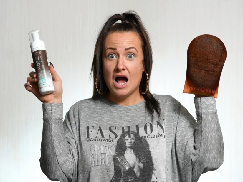 Cuando decidí en medio del invierno convertirme en una belleza súper bronceada, y me convertí ... espantapájaros Cuando decidí en medio del invierno convertirme en una belleza súper bronceada, y me convertí ... espantapájaros