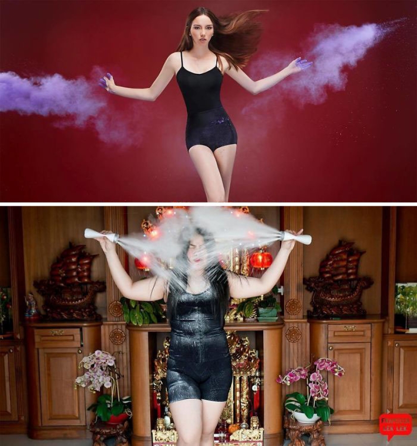 Cuando se puede comer un disfraz aburrido: Taika recrea atuendos de estrellas a partir de productos