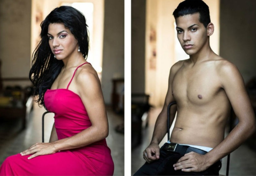 Cuban transsexuals — before and after sex change Cuban transsexuals — before and after sex change